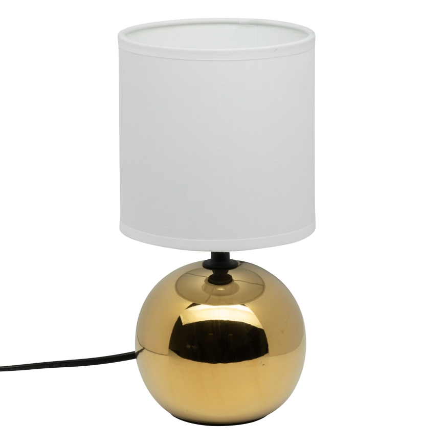 Atmosphera - Galda lampa TIMÉO 1xE14/60W/230V zelta/balta