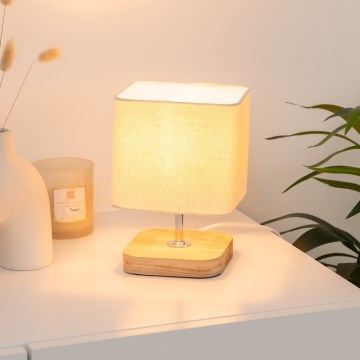 Atmosphera - Galda lampa TOXEY 1xE14/25W/230V priede/bēša