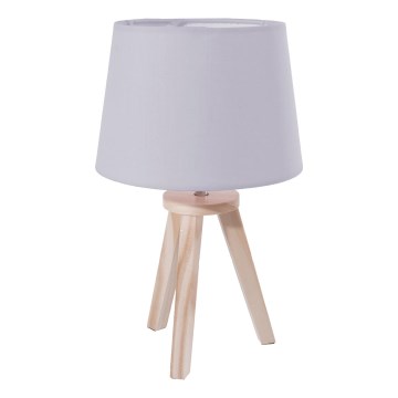 Atmosphera - Galda lampa TRIPOD 1xE14/40W/230V priede/pelēka