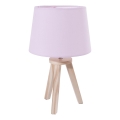 Atmosphera - Galda lampa TRIPOD 1xE14/40W/230V priede/rozā