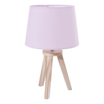 Atmosphera - Galda lampa TRIPOD 1xE14/40W/230V priede/rozā
