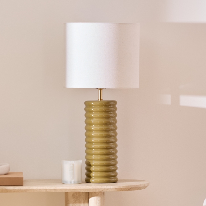 Atmosphera - Galda lampa VINUS 1xE27/60W/230V khaki