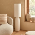 Atmosphera - Grīdas lampa KEYAH 1xE27/40W/230V balta