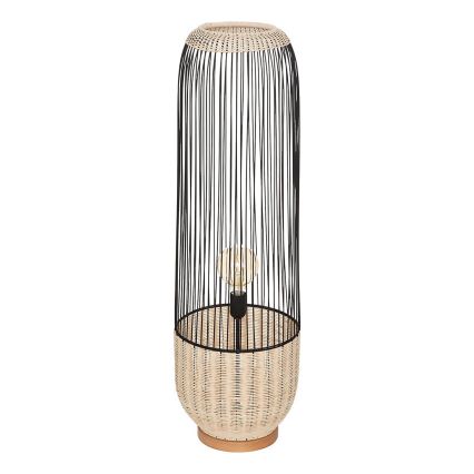 Atmosphera - Grīdas stāvlampa ANEA 1xE27/40W/230V rotanga/dižskābardis