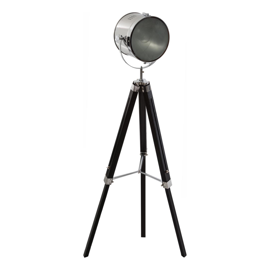 Atmosphera - Grīdas stāvlampa EBOR 1xE27/25W/230V priede/spīdīgi hromēts