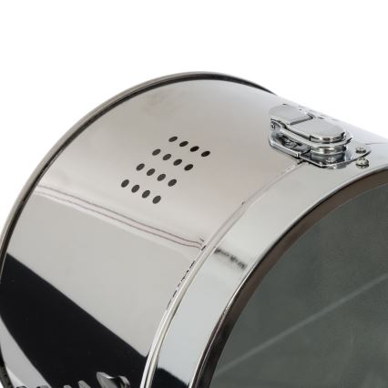 Atmosphera - Grīdas stāvlampa EBOR 1xE27/25W/230V priede/spīdīgi hromēts