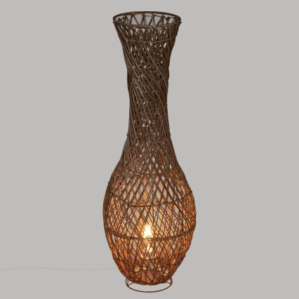 Atmosphera - Grīdas stāvlampa ELOISE 1xE27/40W/230V rotanga