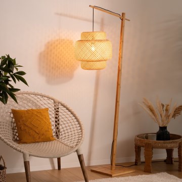 Atmosphera - Grīdas stāvlampa LIBY 1xE27/40W/230V bambusa
