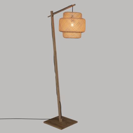 Atmosphera - Grīdas stāvlampa LIBY 1xE27/40W/230V bambusa