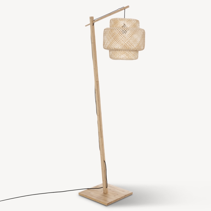 Atmosphera - Grīdas stāvlampa LIBY 1xE27/40W/230V bambusa