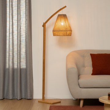 Atmosphera - Grīdas stāvlampa PALM 1xE27/60W/230V bambusa/kaņepes