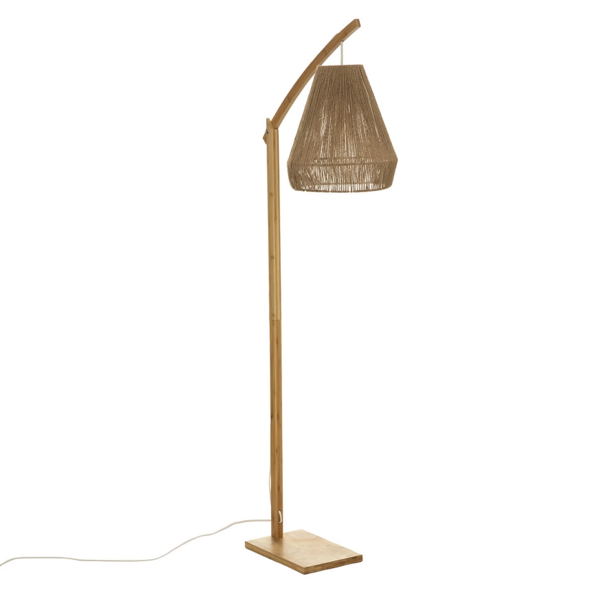 Atmosphera - Grīdas stāvlampa PALM 1xE27/60W/230V bambusa/kaņepes