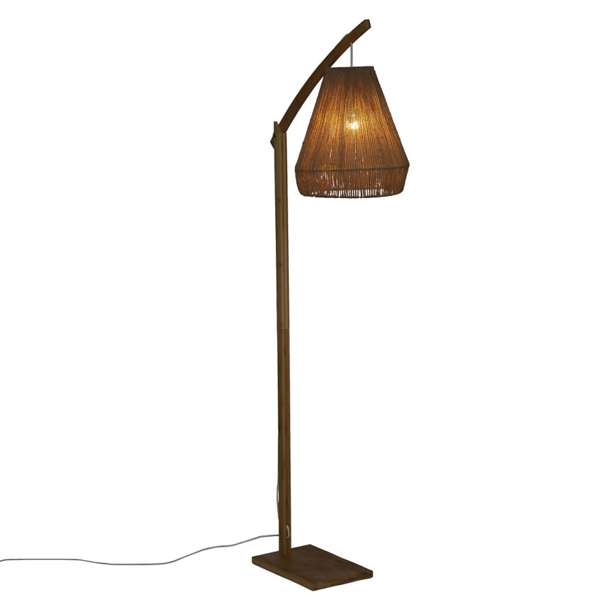 Atmosphera - Grīdas stāvlampa PALM 1xE27/60W/230V bambusa/kaņepes
