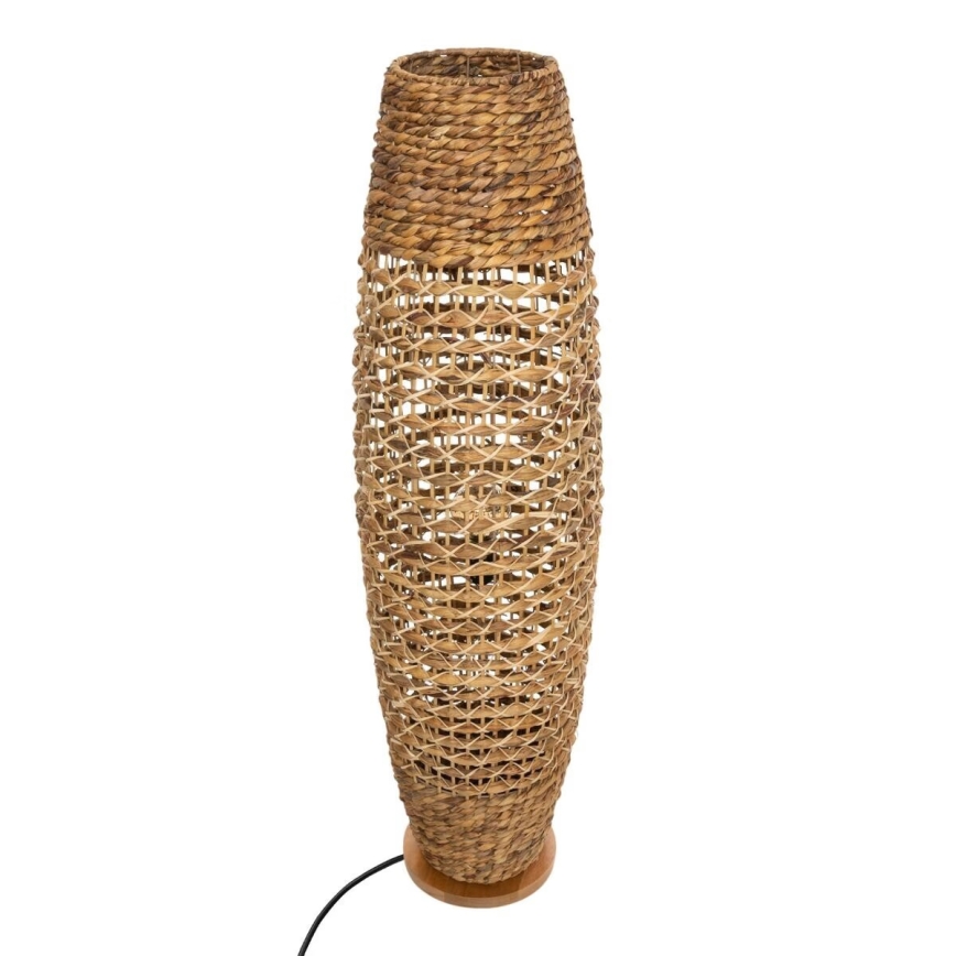 Atmosphera - Grīdas stāvlampa SAND 1xE27/40W/230V dižskābardis/ūdens hiacinte