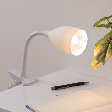 Atmosphera - Lampa ar fiksatoru SILY 1xE14/7W/230V balta