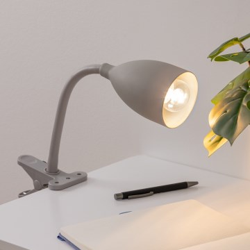 Atmosphera - Lampa ar fiksatoru SILY 1xE14/7W/230V pelēka