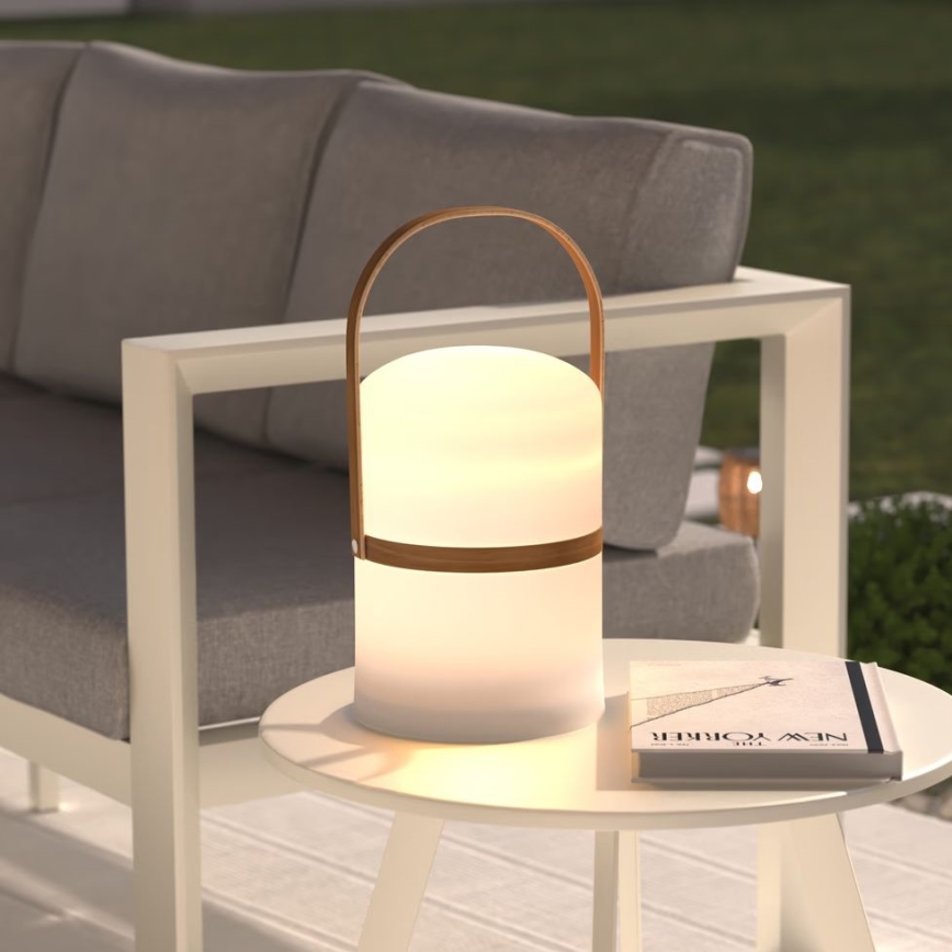 Atmosphera - LED Aptumšojama uzlādējams āra galda lampa KIARA LED/3,7V 36 cm 4000 mAh IP44