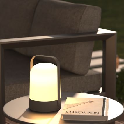 Atmosphera - LED Āra pārvietojama galda lampa JERTA LED/2xAA IP44