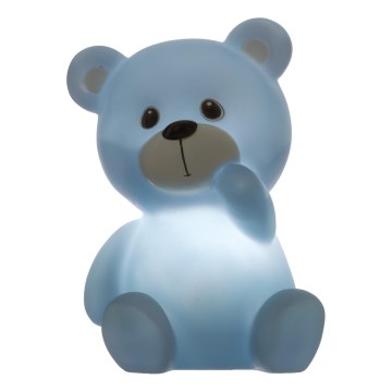 Atmosphera - LED bērnu naktsgaisma TEDDY LED/3xLR44 zila