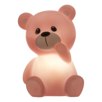Atmosphera - LED bērnu naktslampa TEDDY LED/3xLR44 rozā