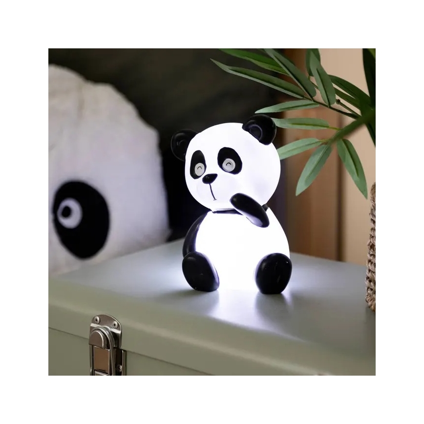 Atmosphera - LED bērnu naktslampiņa PANDA LED/3xLR44