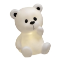 Atmosphera - LED bērnu naktslampiņa TEDDY LED/3xAA balta