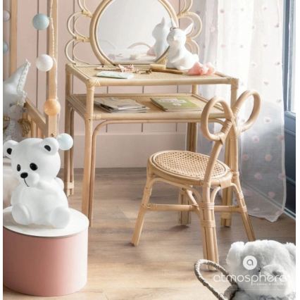 Atmosphera - LED bērnu naktslampiņa TEDDY LED/3xAA balta