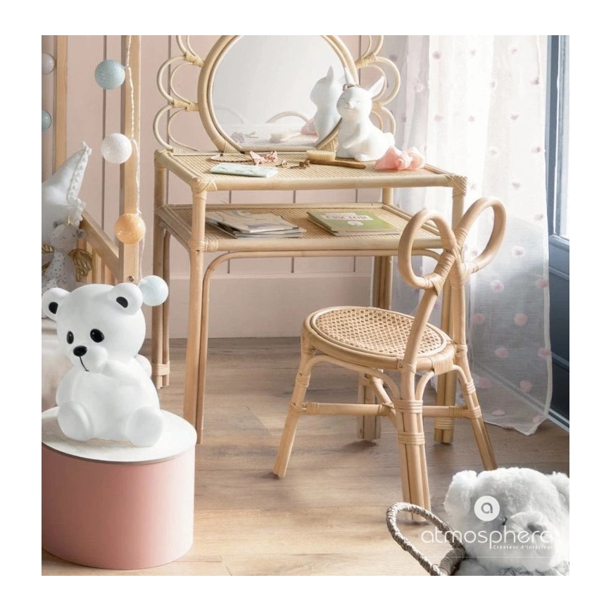 Atmosphera - LED bērnu naktslampiņa TEDDY LED/3xAA balta