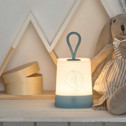 Atmosphera - LED skārienvadāma bērnu uzlādējama nakts lampa RABBIT LED/3,7V 1200 mAh pelēka