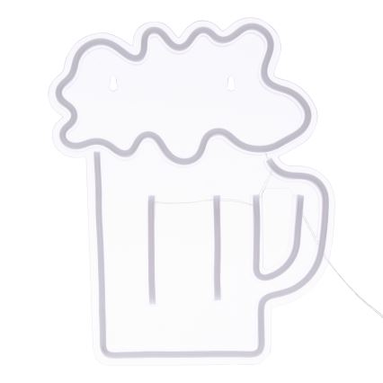 Atmosphera - LED neona sienas dekors BEER LED/5V