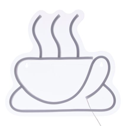 Atmosphera - LED neona sienas dekors CAFÉ LED/5V