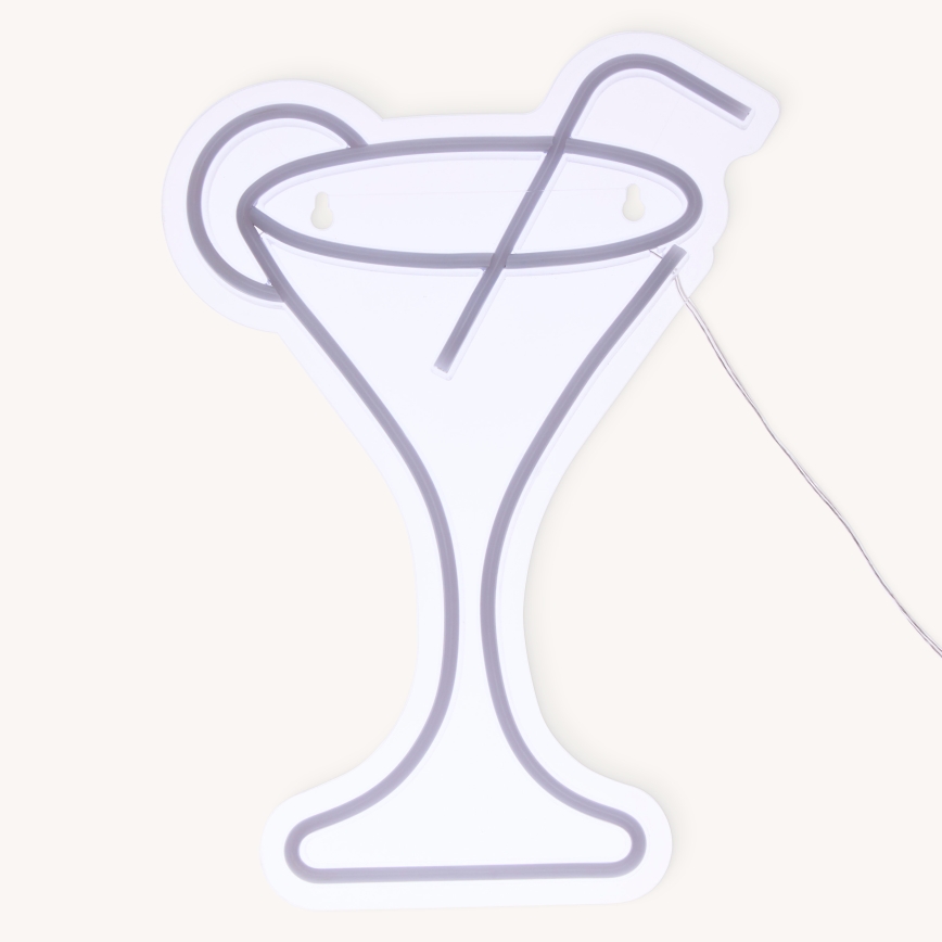 Atmosphera - LED neona sienas dekors COCTAIL LED/5V