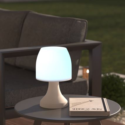 Atmosphera - LED RGB Āra galda lampa DOKK LED/3xAAA 27,5 cm IP44