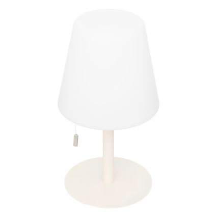 Atmosphera - LED RGBW Uzlādējama āra galda lampa ZACK LED/3,7V 1200 mAh IP44 bēša