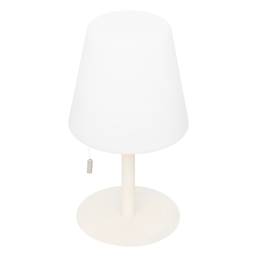 Atmosphera - LED RGBW Uzlādējama āra galda lampa ZACK LED/3,7V 1200 mAh IP44 bēša