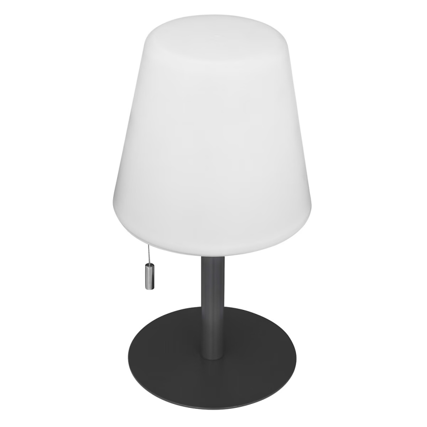 Atmosphera - LED RGBW Uzlādējama āra galda lampa ZACK LED/3,7V 1200 mAh IP44 melna