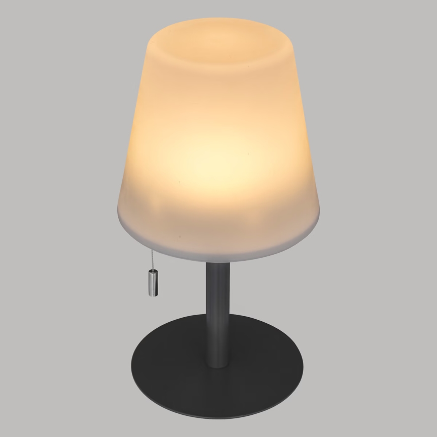 Atmosphera - LED RGBW Uzlādējama āra galda lampa ZACK LED/3,7V 1200 mAh IP44 melna