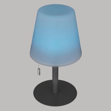 Atmosphera - LED RGBW Uzlādējama āra galda lampa ZACK LED/3,7V 1200 mAh IP44 melna