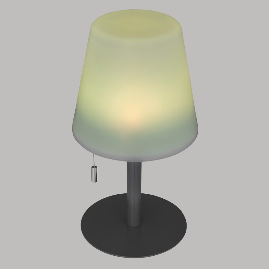 Atmosphera - LED RGBW Uzlādējama āra galda lampa ZACK LED/3,7V 1200 mAh IP44 melna