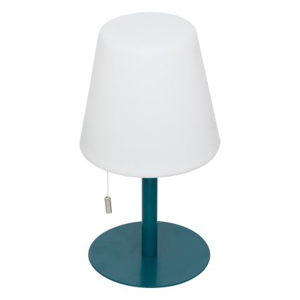 Atmosphera - LED RGBW Uzlādējama āra galda lampa ZACK LED/3,7V 1200 mAh IP44 tirkīza