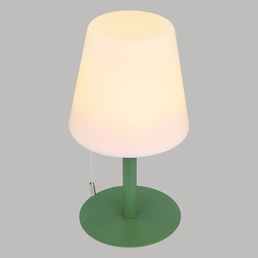 Atmosphera - LED RGBW Uzlādējama āra galda lampa ZACK LED/3,7V 1200 mAh IP44 zaļa