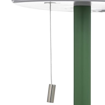 Atmosphera - LED RGBW Uzlādējama āra galda lampa ZACK LED/3,7V 1200 mAh IP44 zaļa