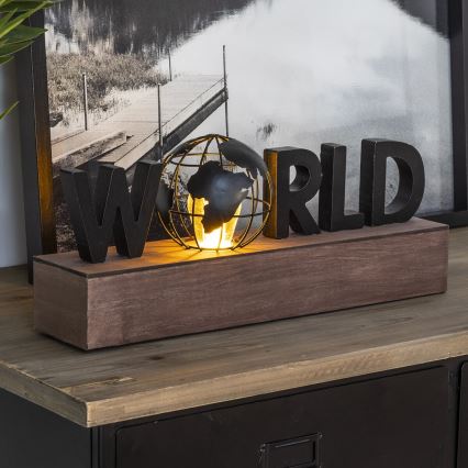 Atmosphera - LED Rotājums WORLD LED/2xAAA