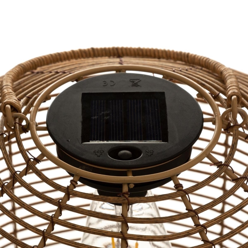 Atmosphera - LED Saules enerģijas lampa CUBA LED/1,2V IP44 rotanga