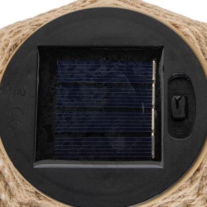 Atmosphera - LED saules laterna GINA LED/1,2V 800 mAh IP44 jūta