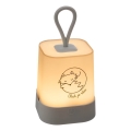 Atmosphera - LED skārienvadāma bērnu uzlādējama nakts lampa RABBIT LED/3,7V 1200 mAh pelēka