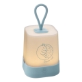 Atmosphera - LED skārienvadāma bērnu uzlādējama naktslampiņa RABBIT LED/3,7V 1200 mAh zila