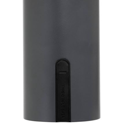 Atmosphera - LED Uzlādējama āra skārienvadāma galda lampa JANY LED/3,7V 22 cm 2200 mAh IP44 melna