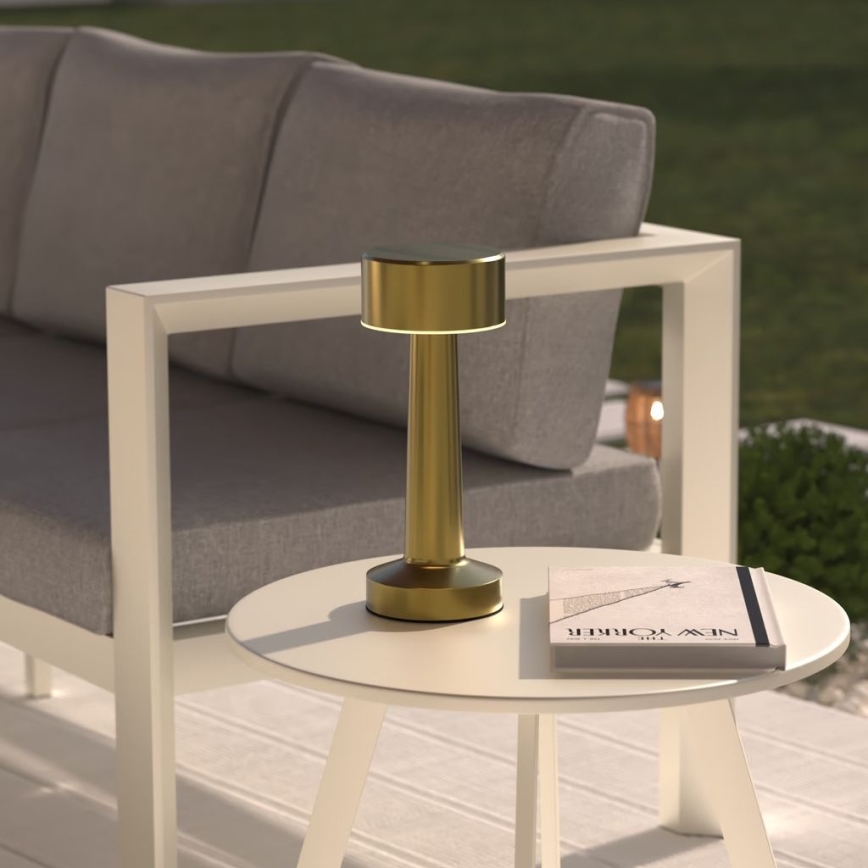 Atmosphera - LED Uzlādējama āra skārienvadāma galda lampa HALTO LED/5V 1800 mAh IP44