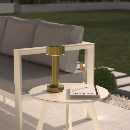 Atmosphera - LED Uzlādējama āra skārienvadāma galda lampa HALTO LED/5V 1800 mAh IP44
